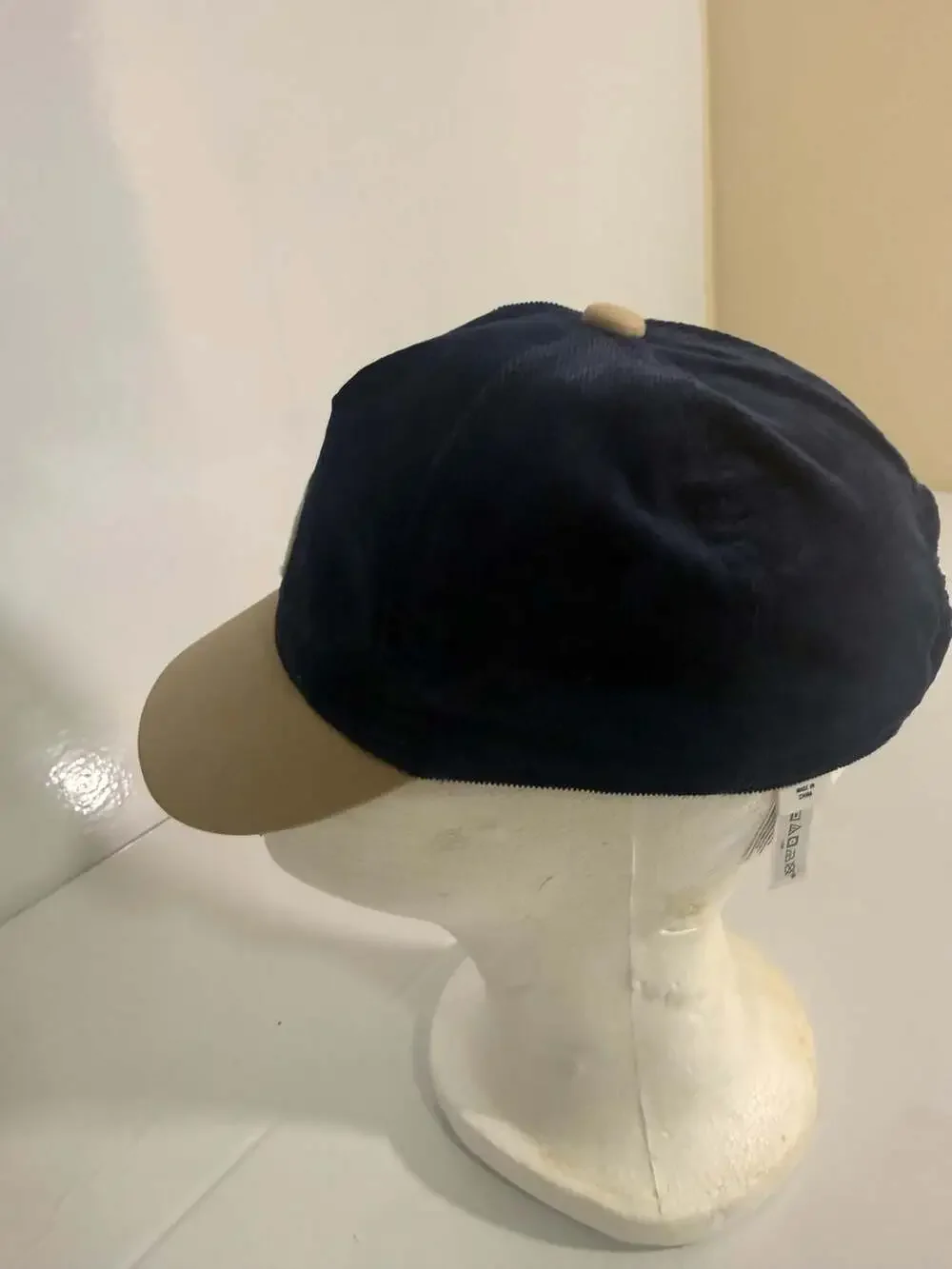 Janie and Jack Navy Blue Corduroy Dog Patch Baseball Hat